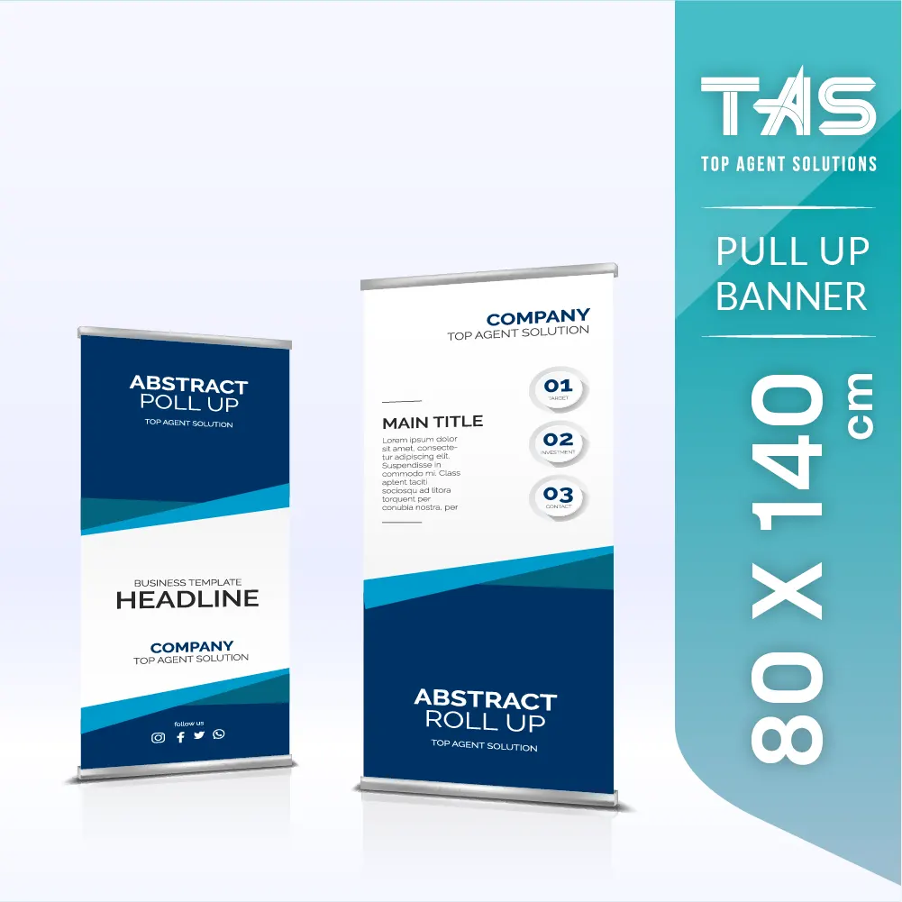 Pull Up Banner - 80 × 140