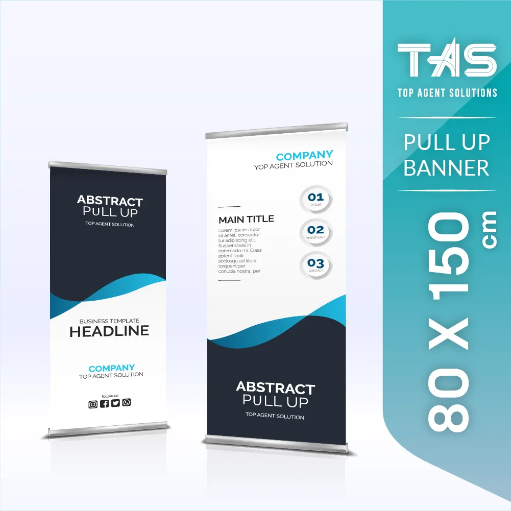 Pull Up Banner - 80 × 150