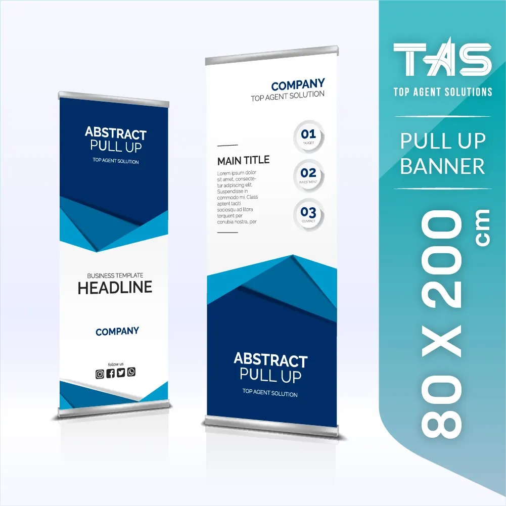 Pull Up Banner - 80 × 200