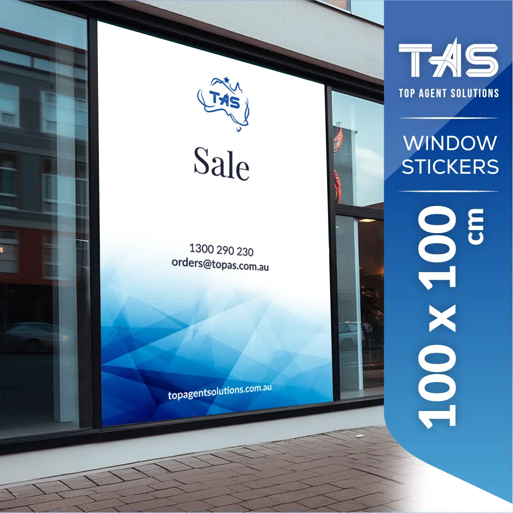 window stickers 100 × 100cm